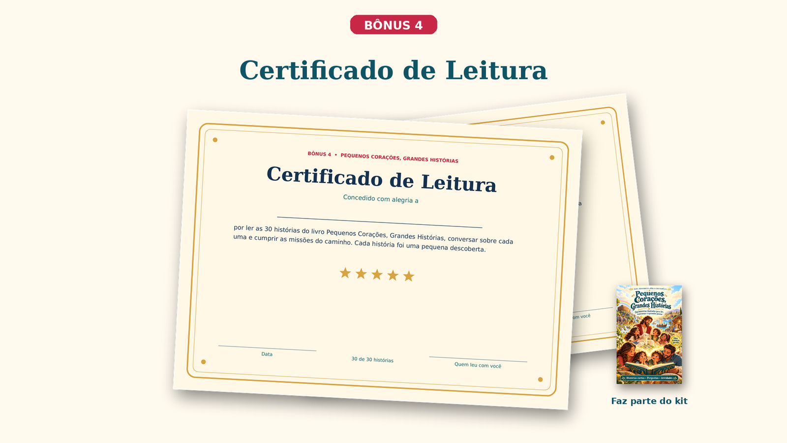 Bônus 4: Certificado de Leitura